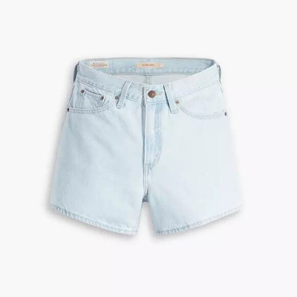 Levis 80s Mom Womens Shorts Light Wash - 25 - Picture 6 of 8